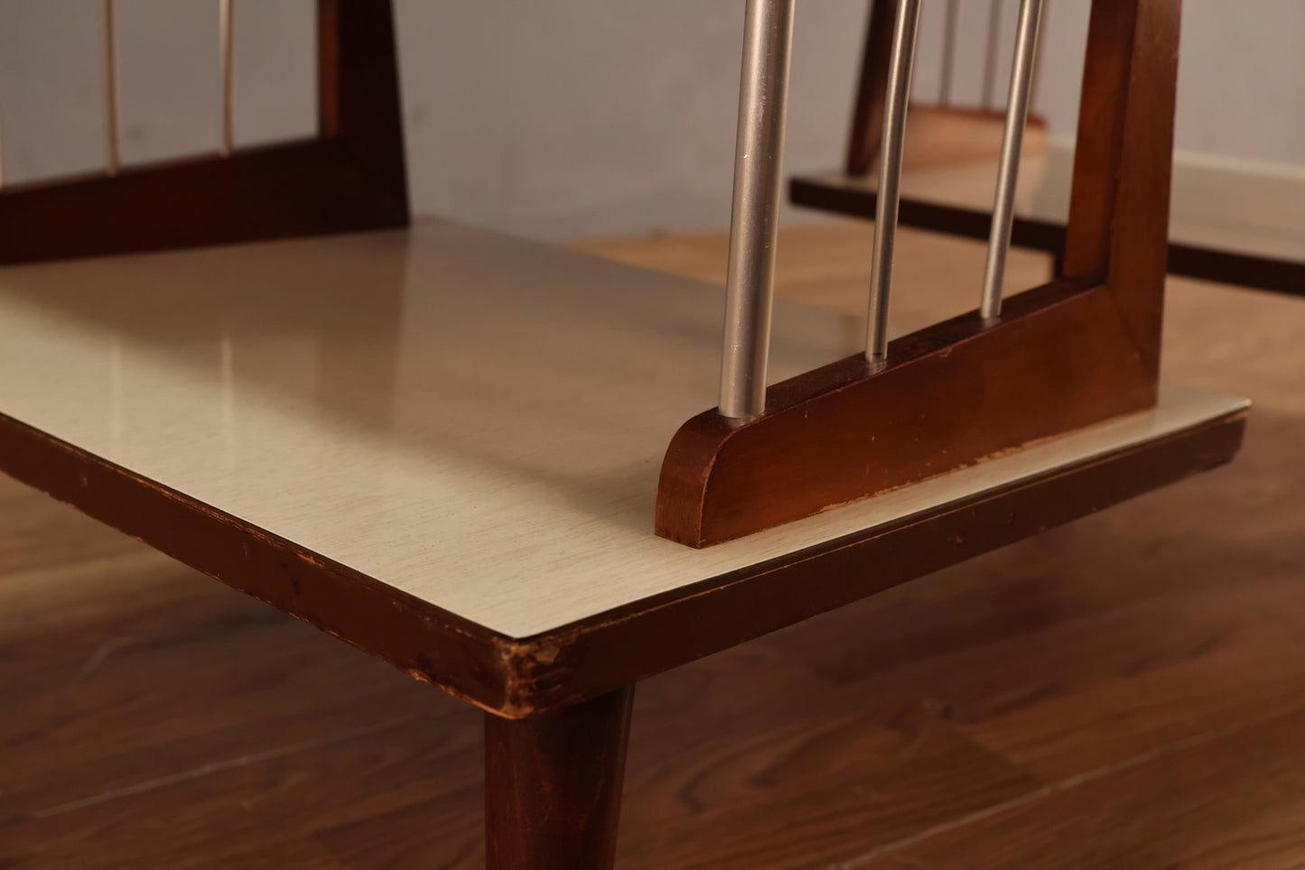 Atomic Laminate & Gold Coffee Table