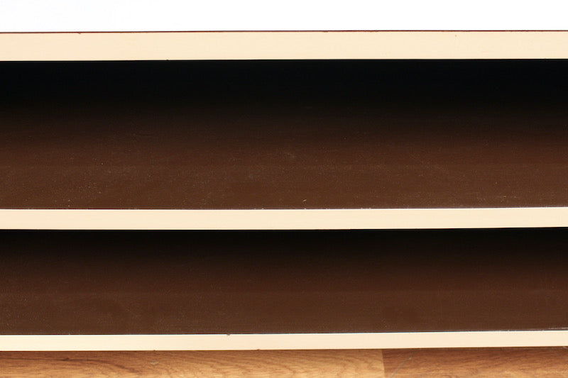 White Laminate Square 2-Tier Coffee Table - ONLINE ONLY