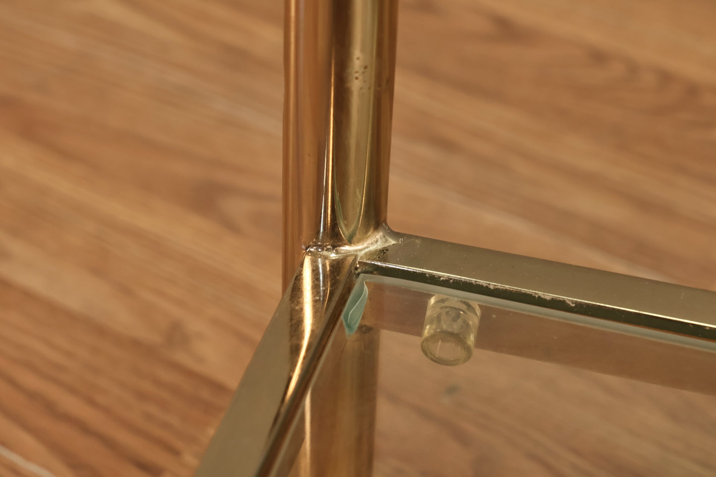 Brass & Glass 3-Tier Bar Cart