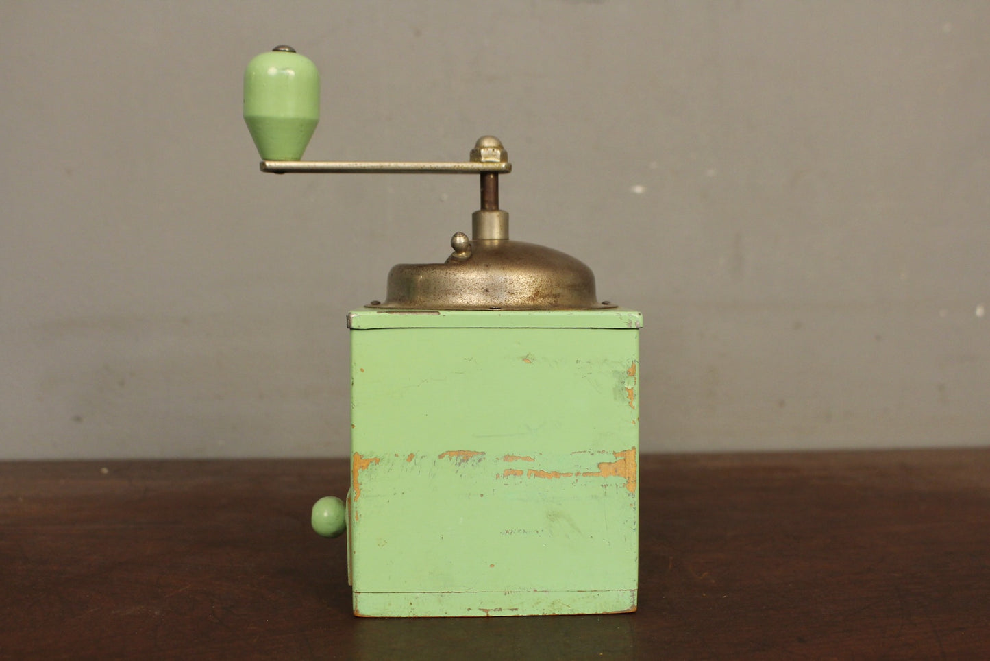 Italian Mint Wooden Coffee Grinder