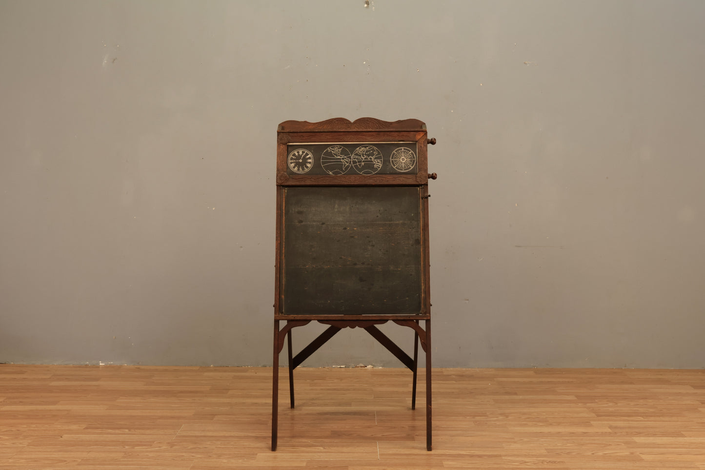 Antique Child's Folding Chalkboard Desk - ONLINE ONLY