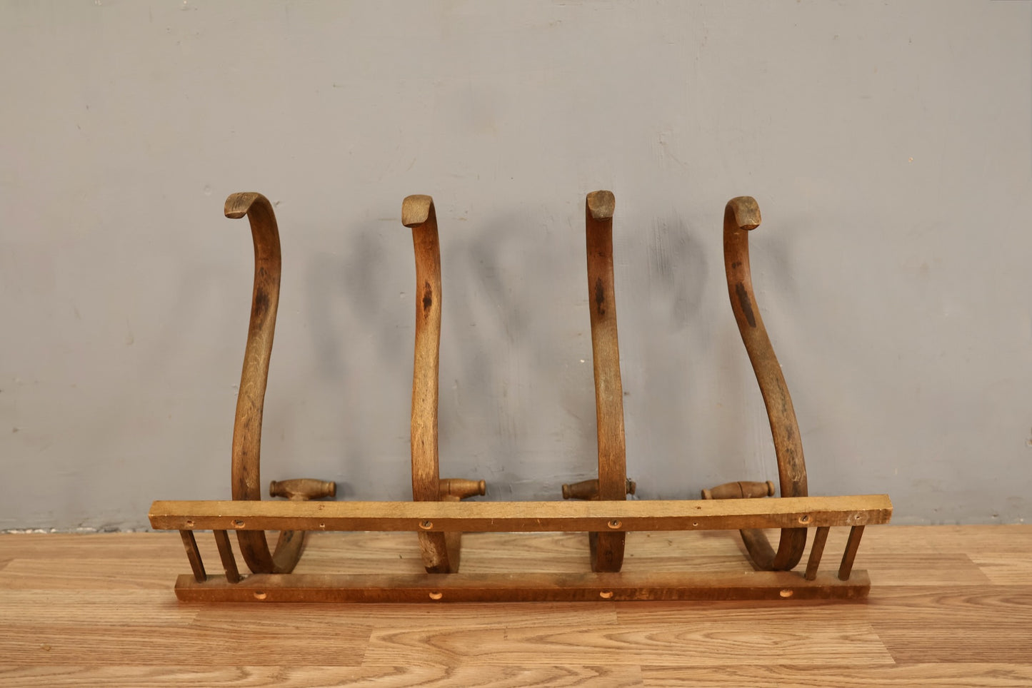 Bentwood Wall-Mounted Coat Rack