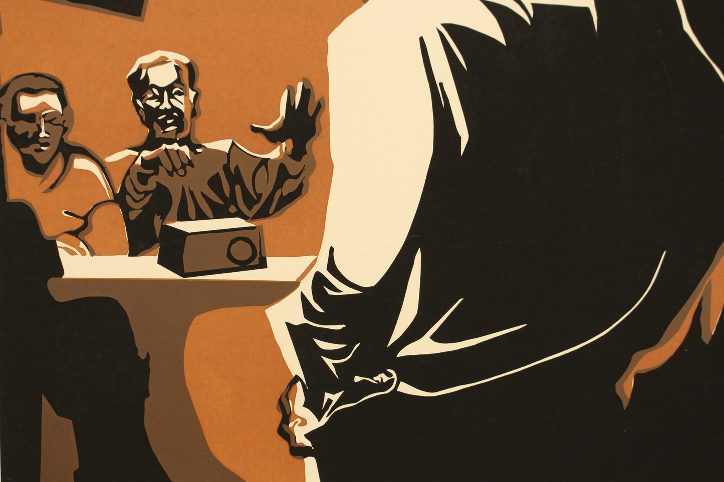 "El Cacique" 1959 Silkscreen Movie Poster