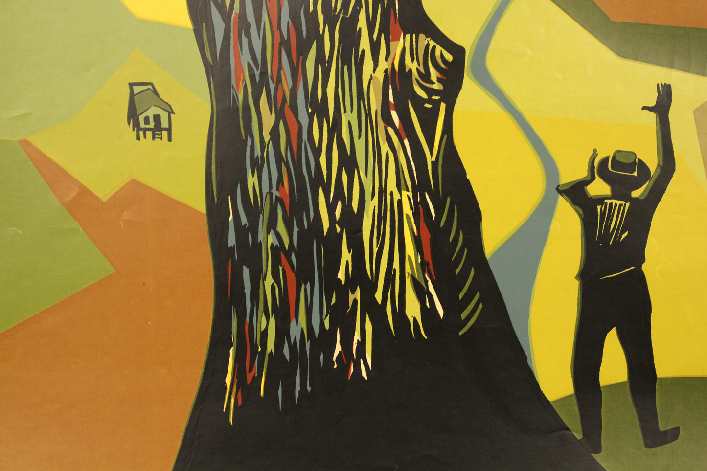 "Una Voz en la Montaña" 1952 Silkscreen Movie Poster