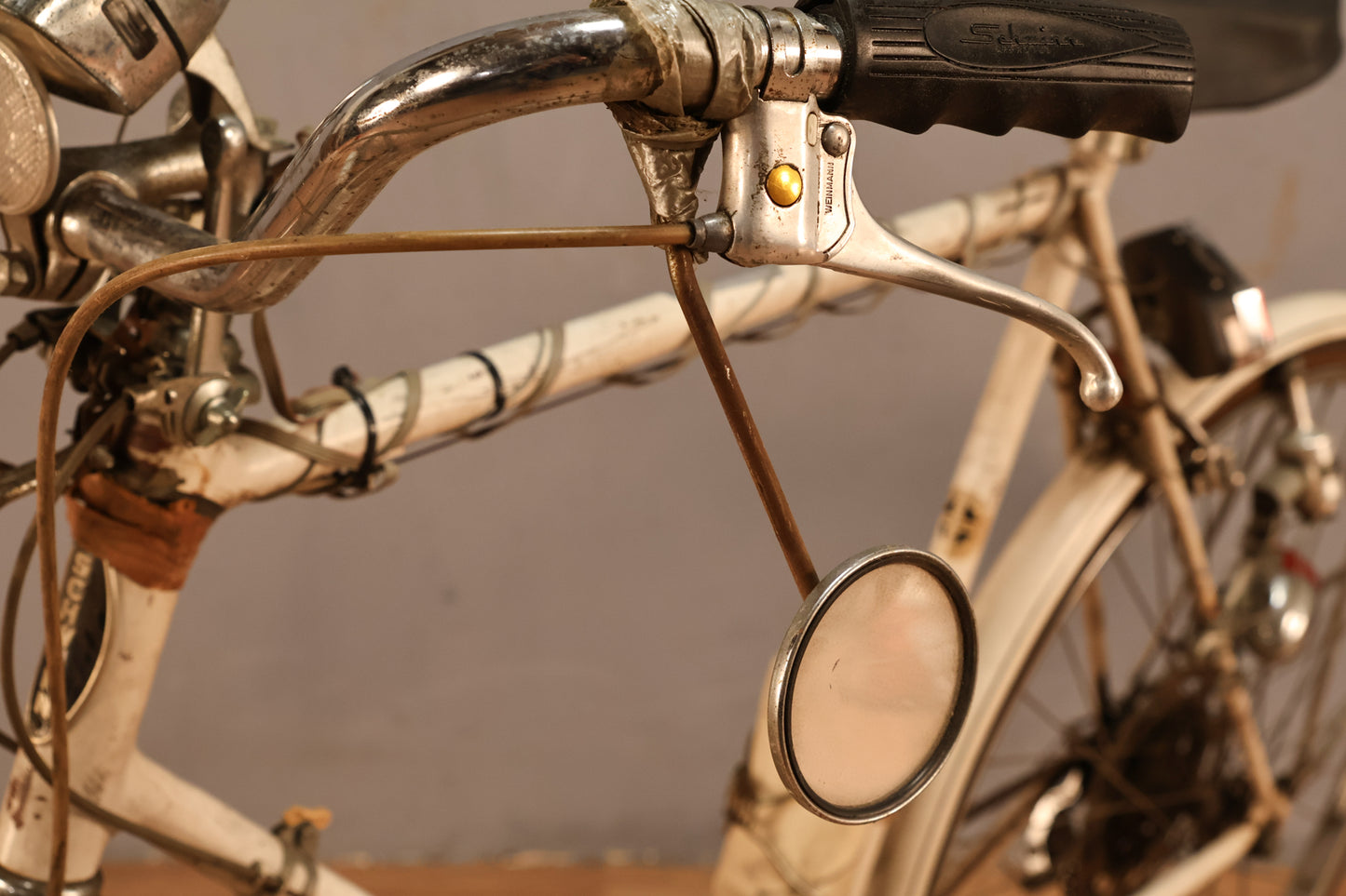 1970s Schwinn Suburban White Bicycle - ONLINE ONLY