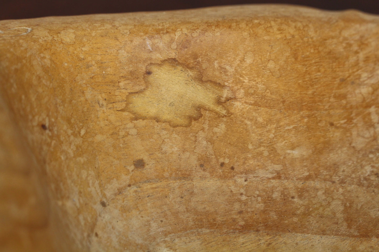 Carved Wooden Seashell Bowl