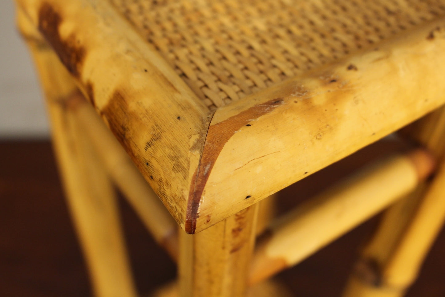 Petite Rattan 2-Tier Plant Stand