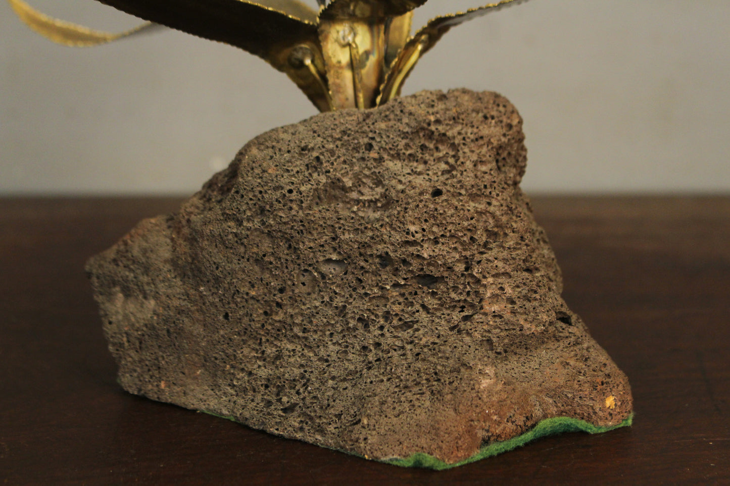 Brutalist Brass Pussywillows Sculpture