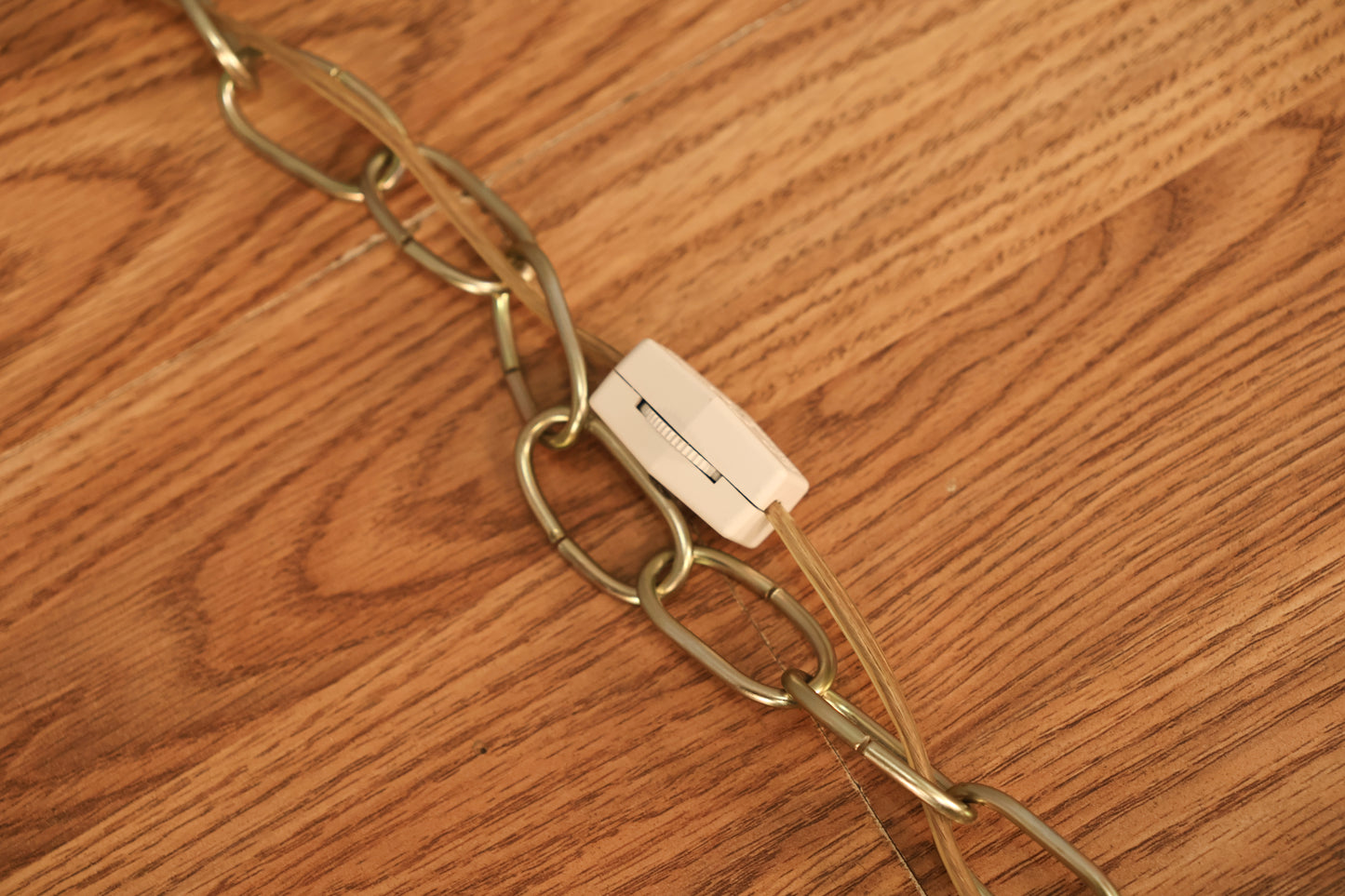 Modern Hollywood Regency-Style Swag Lamp