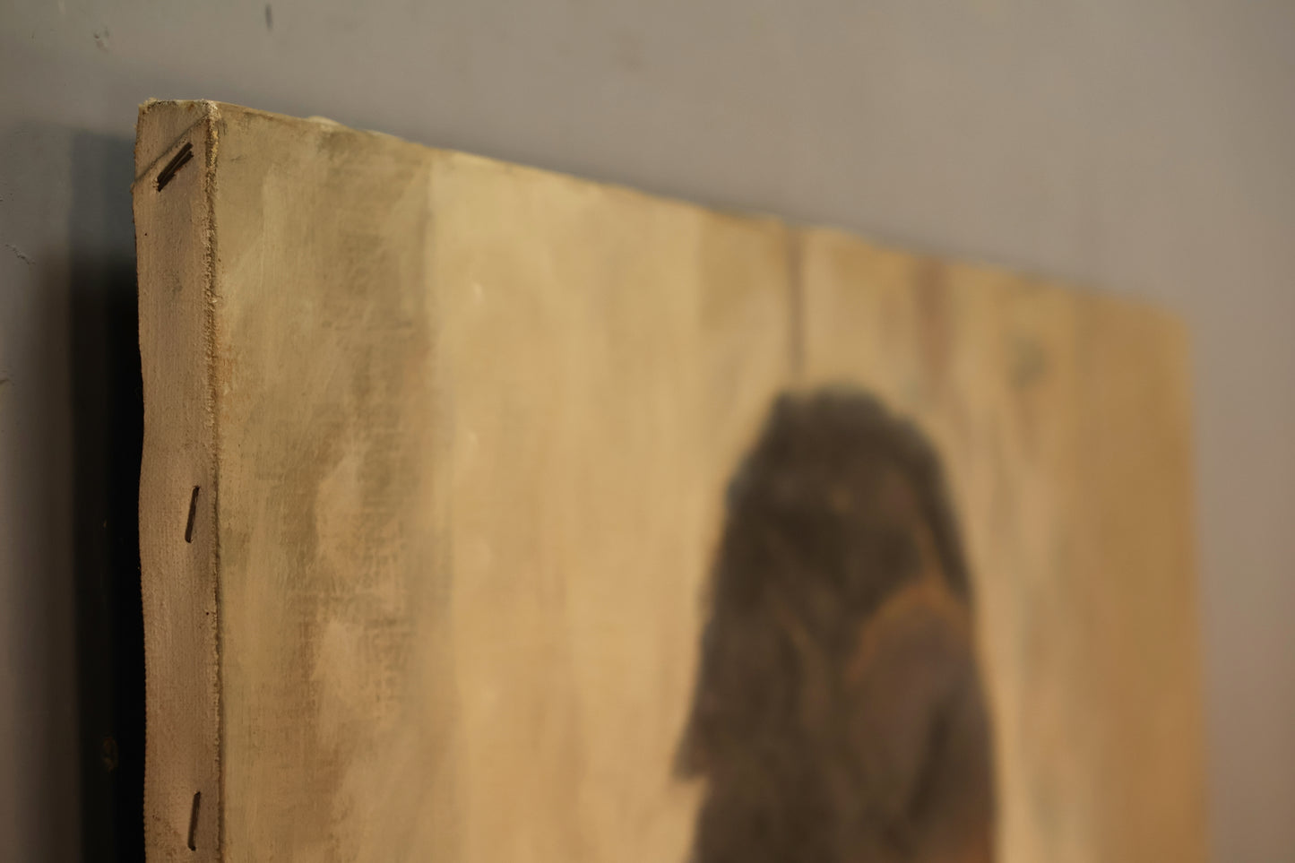 "Woman in Blue" Painting