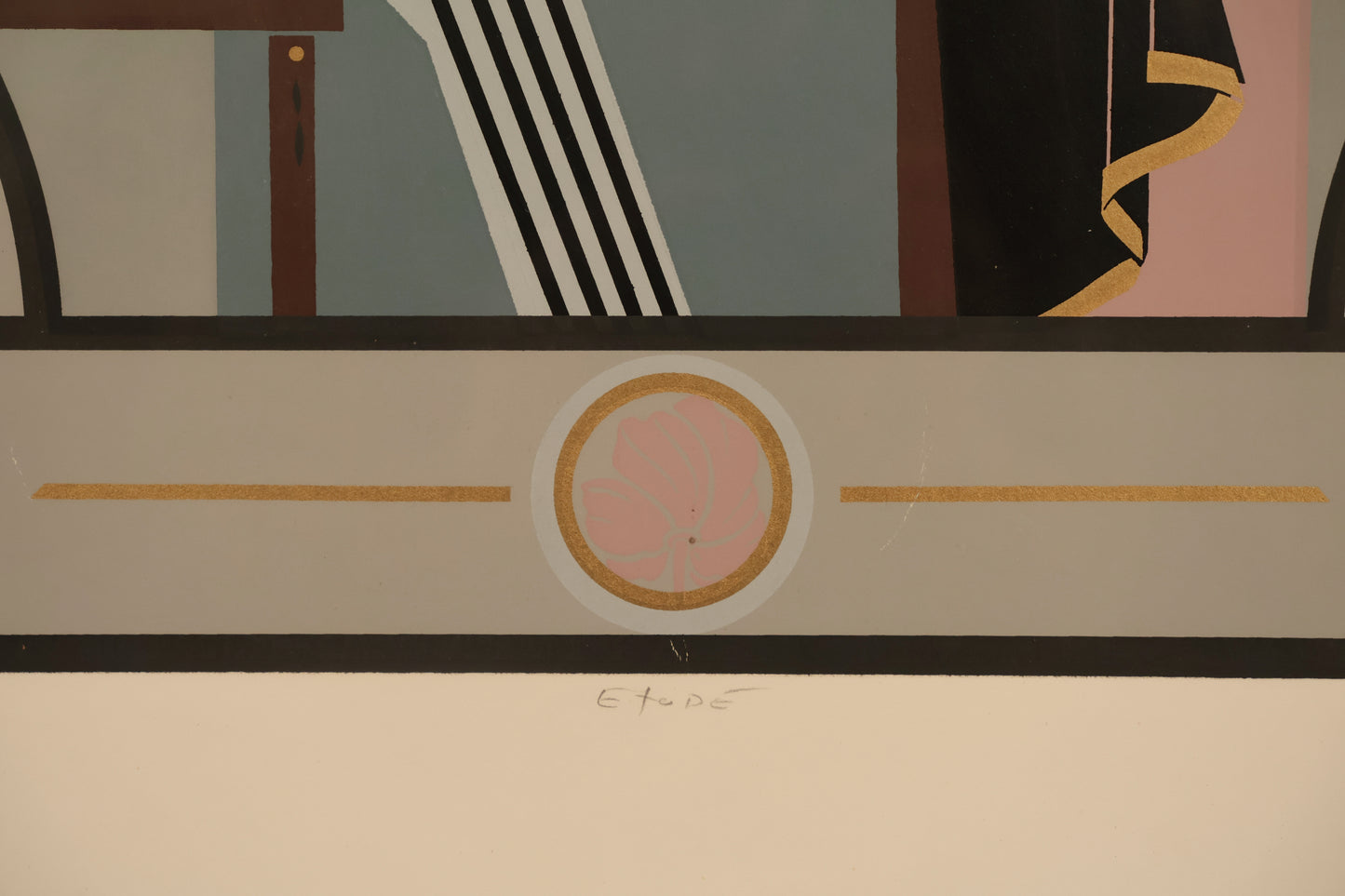 "Manhattan" Art Deco Serigraph