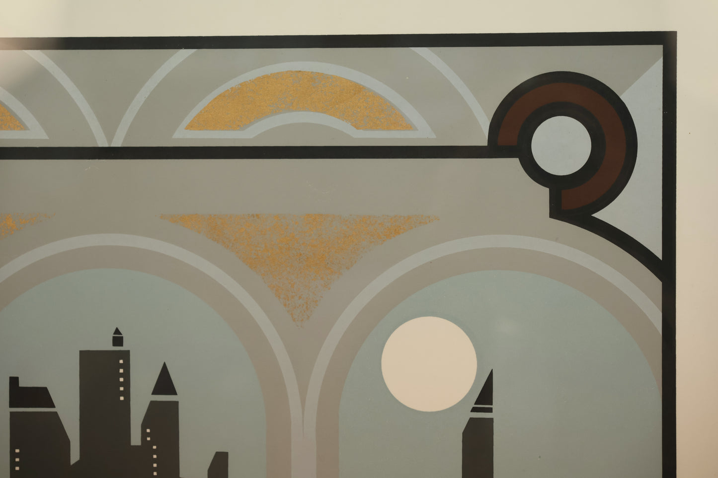 "Manhattan" Art Deco Serigraph