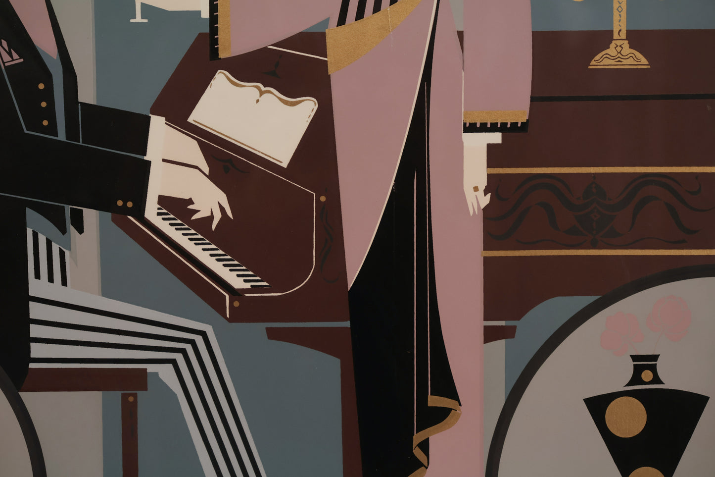 "Manhattan" Art Deco Serigraph