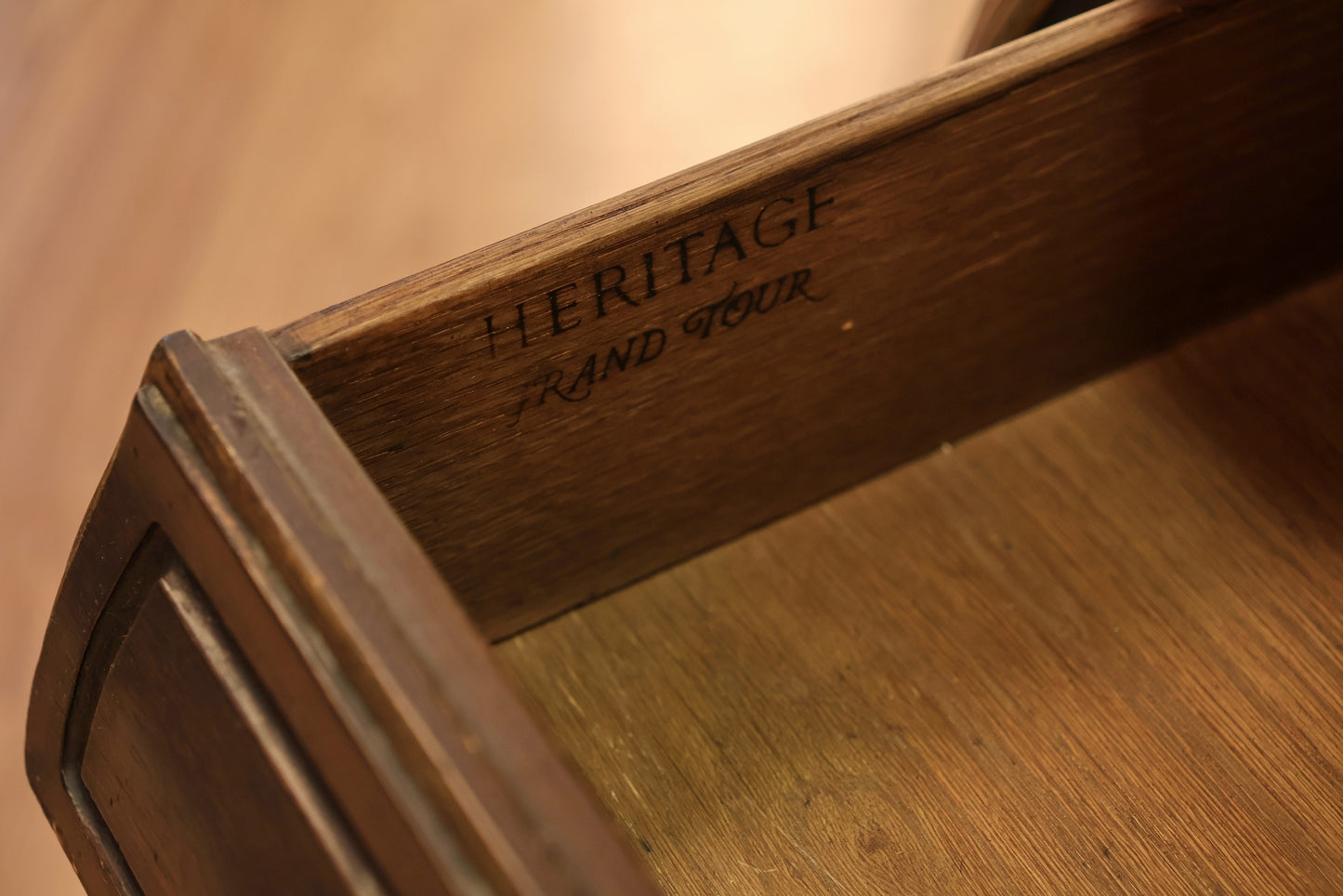 Low Heritage 2-Drawer Bombe Chest