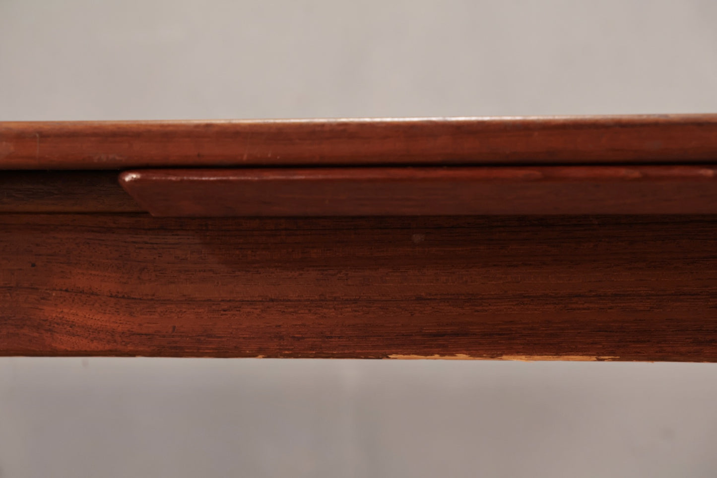 Teak Dining Table With Built-In Leaves - ONLINE ONLY