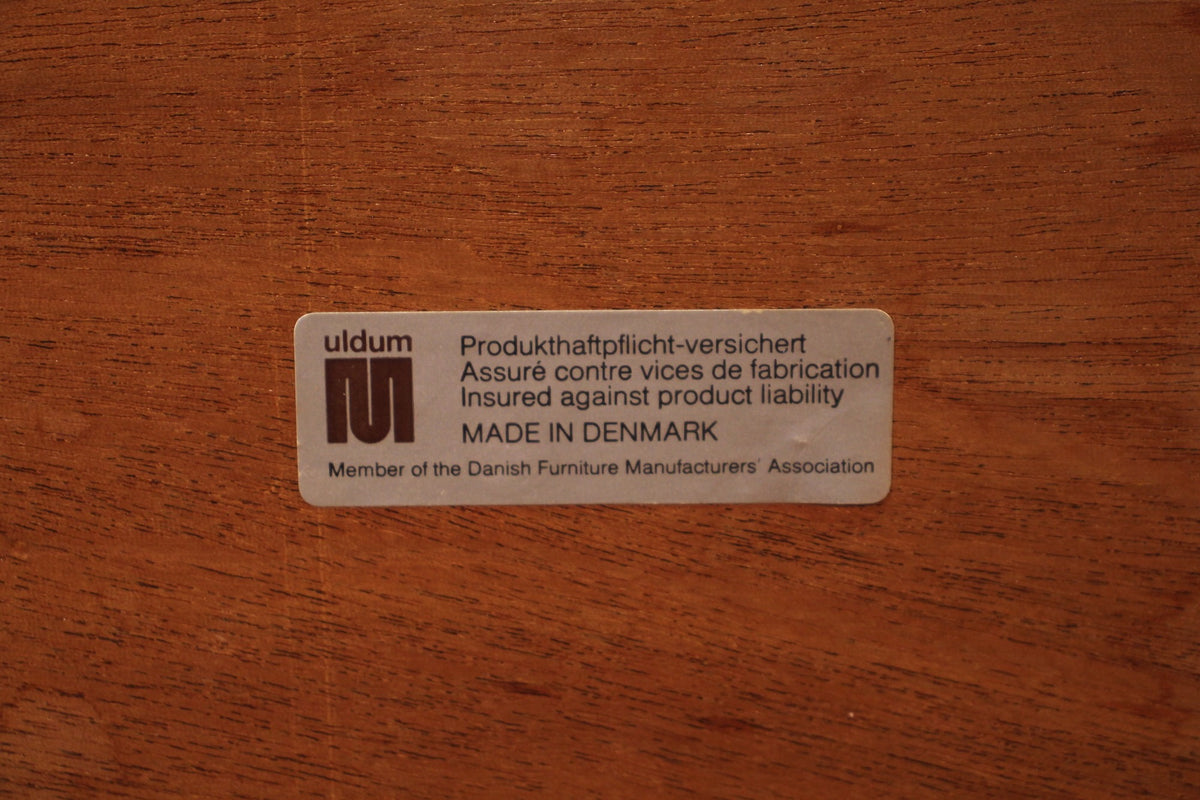 Uldum Danish Teak Square Coffee Table - ONLINE ONLY