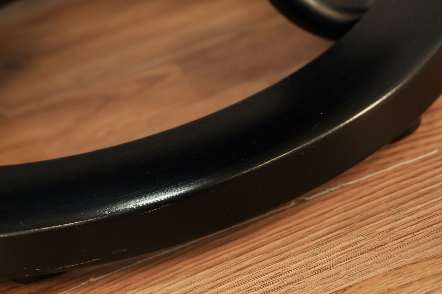 Ivory Leather Ekornes Lounge Chair & Ottoman