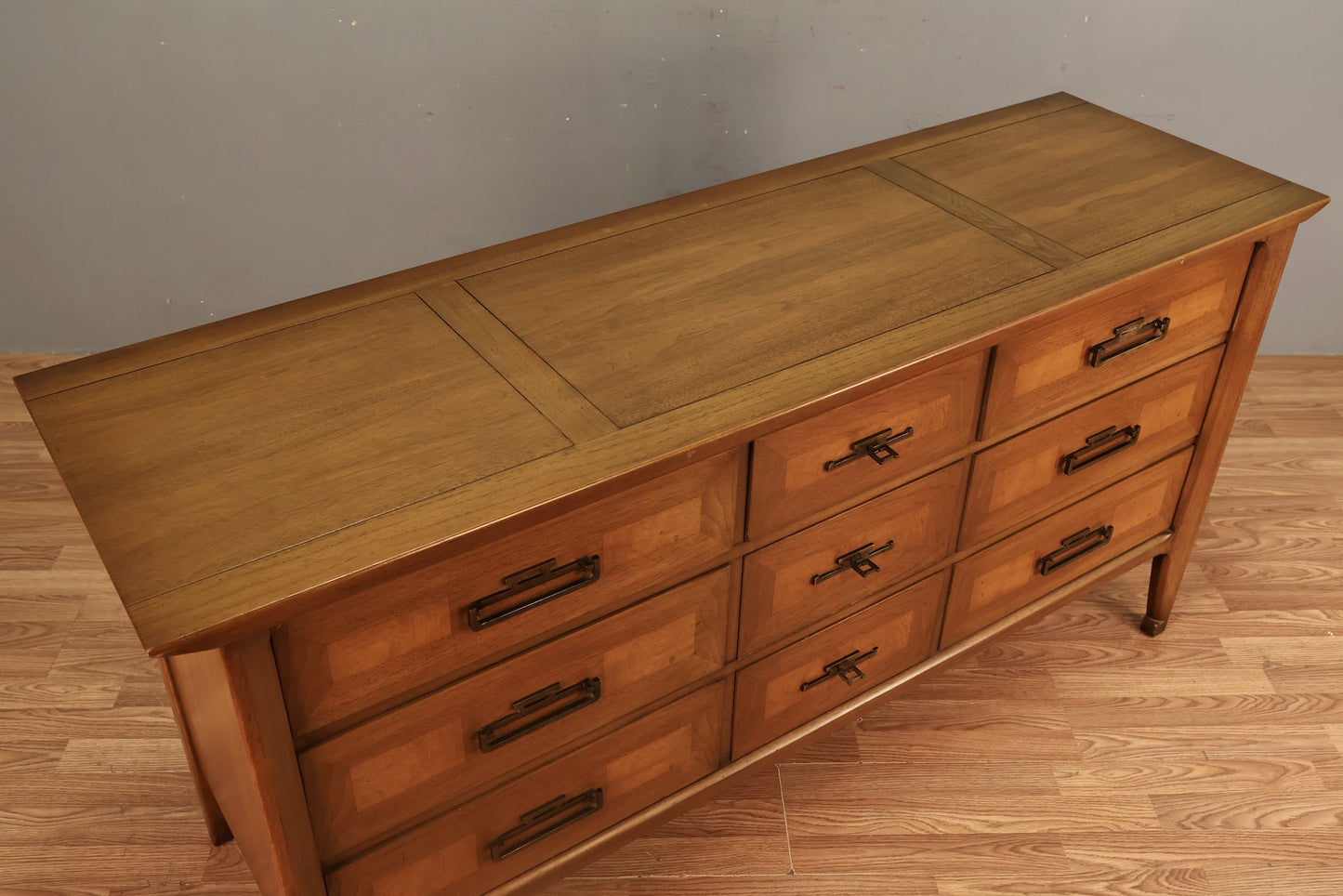 Regal Walnut 9-Drawer Dresser