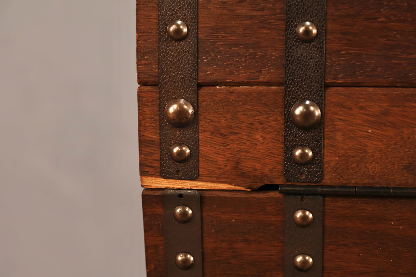 Oak Barrel Bar Cart