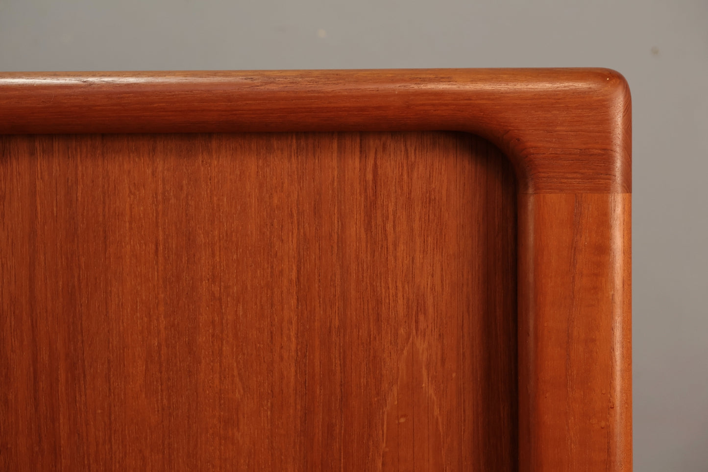 Large Dyrlund Teak Tambour-Door Credenza