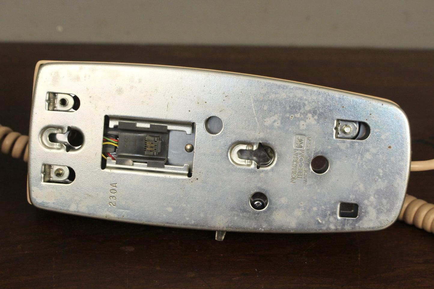 Trimline Bisque Rotary Telephone
