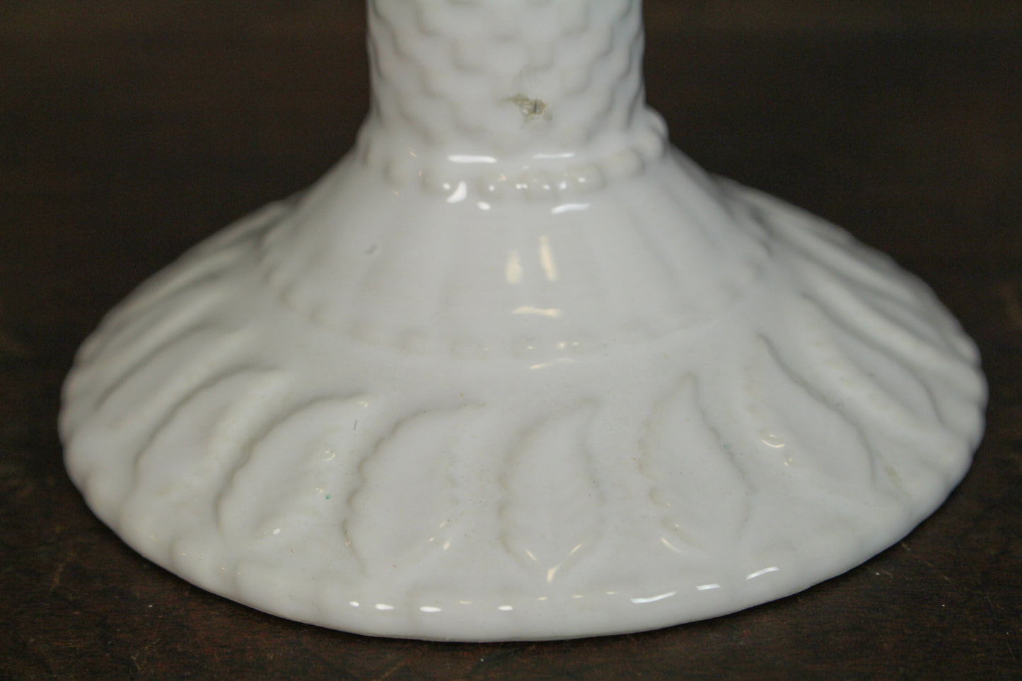 Pair of Portuguese White Candlesticks