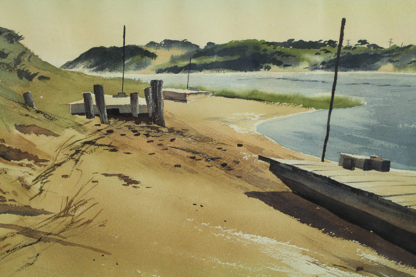 "Silent Beach" Painting