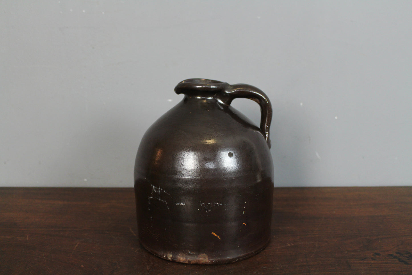 Antique Molasses Stoneware Jug