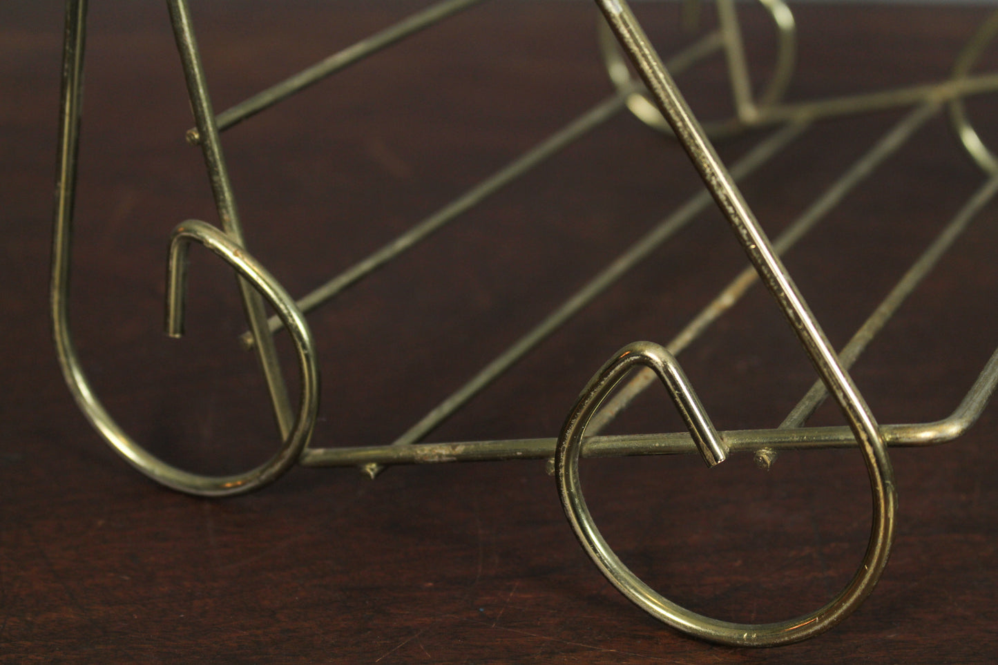 Pair of Petite Mid Century Wire Stands