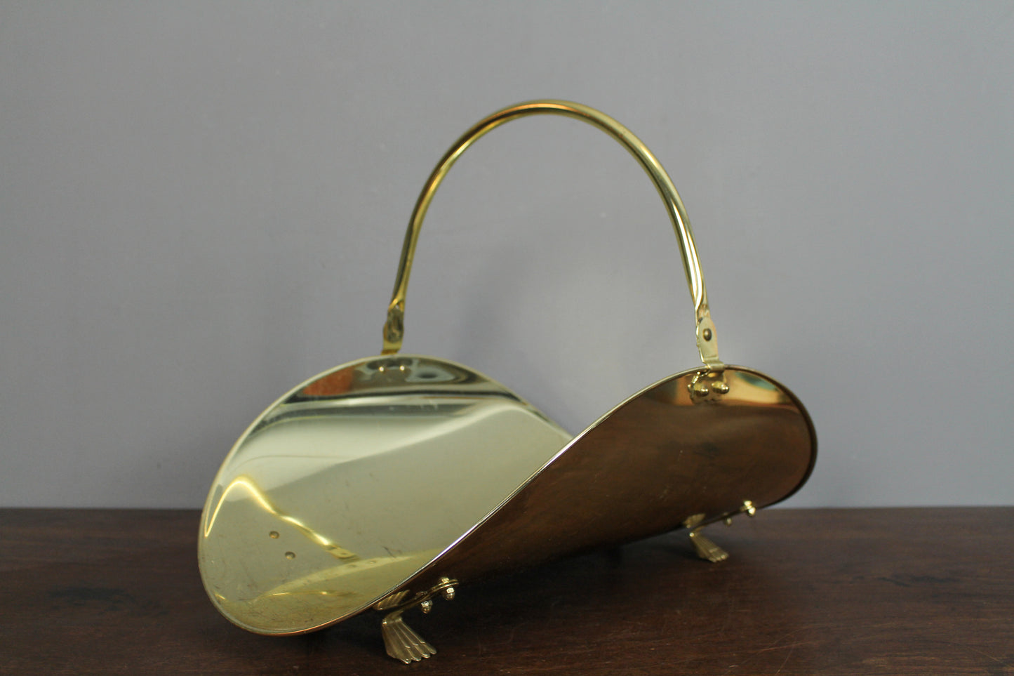 Brass Firewood Holder