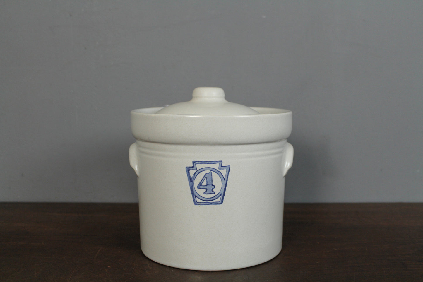 Pfaltzgraff "4" Stoneware Crock