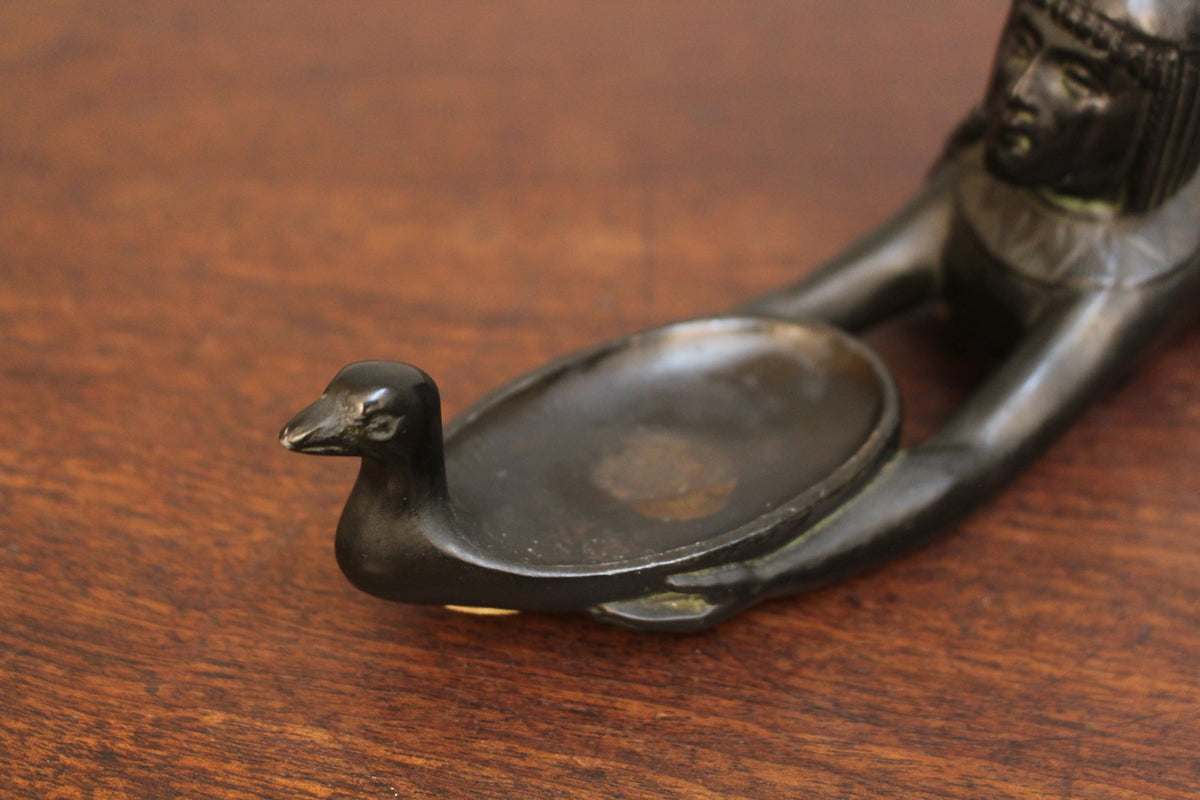 "Queen of the Nile" Bronze Incense Holder