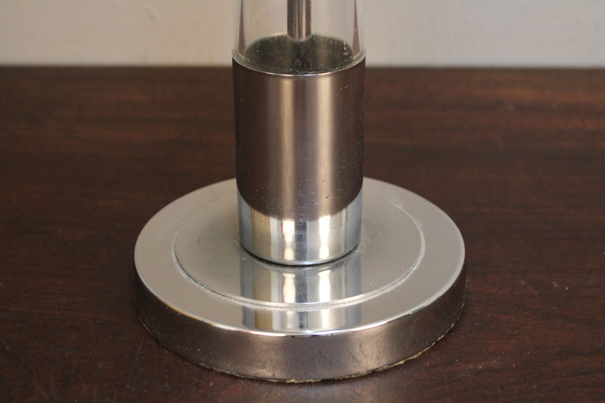 Mod Acrylic & Chrome Table Lamp