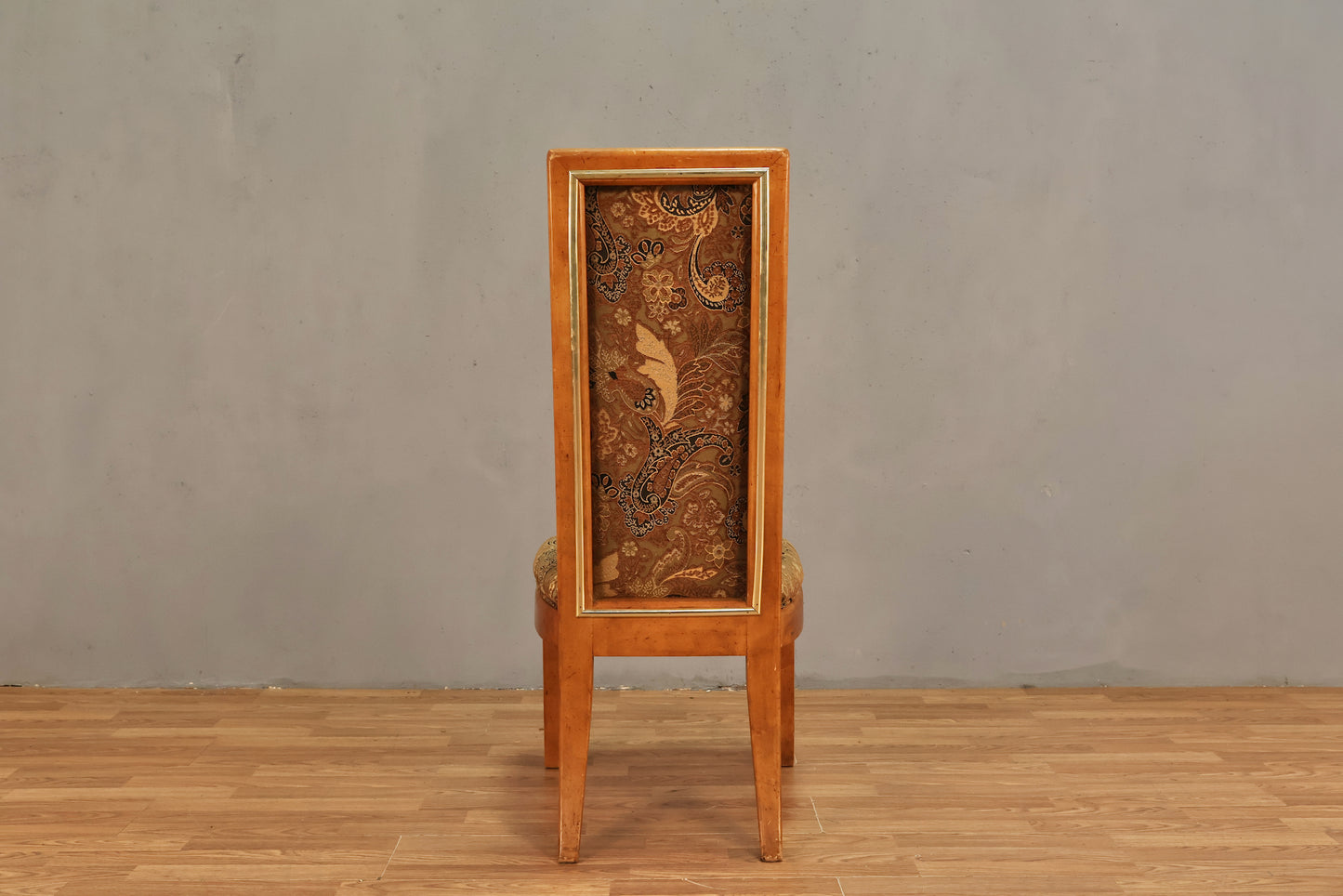 Mid Century Paisley High-Back Side Chair