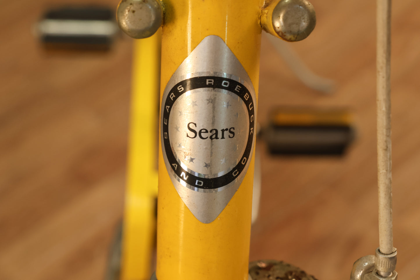 Sears Yellow Tandem Bicycle - ONLINE ONLY