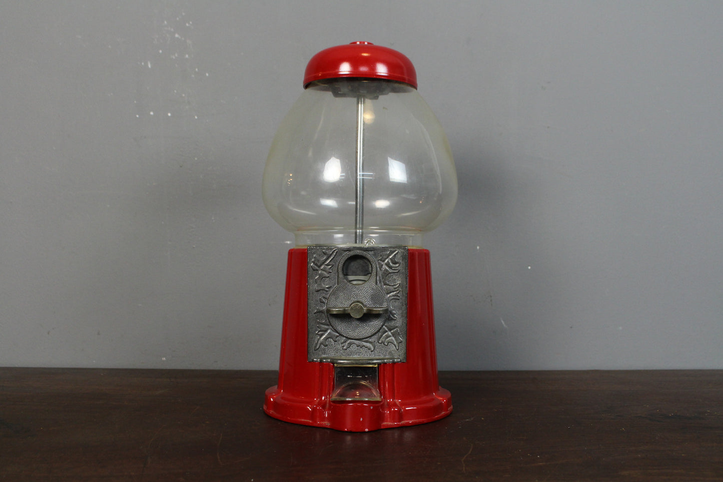 1980s Red Gumball Machine