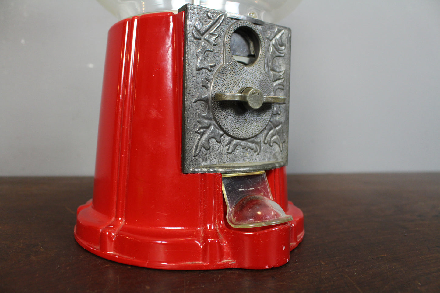 1980s Red Gumball Machine