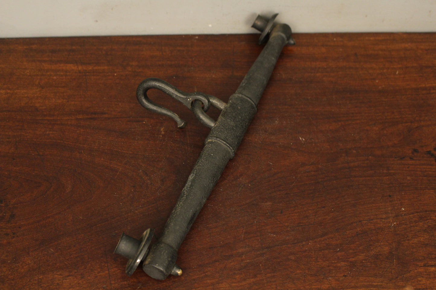 Hanging Iron Yoke Candelabra