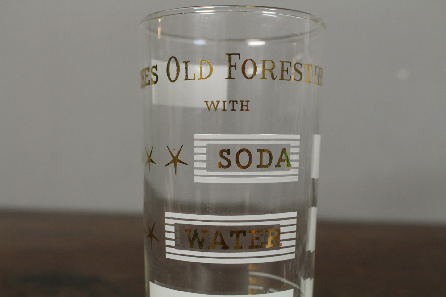 Set of 8 Old Forester Collins Glasses