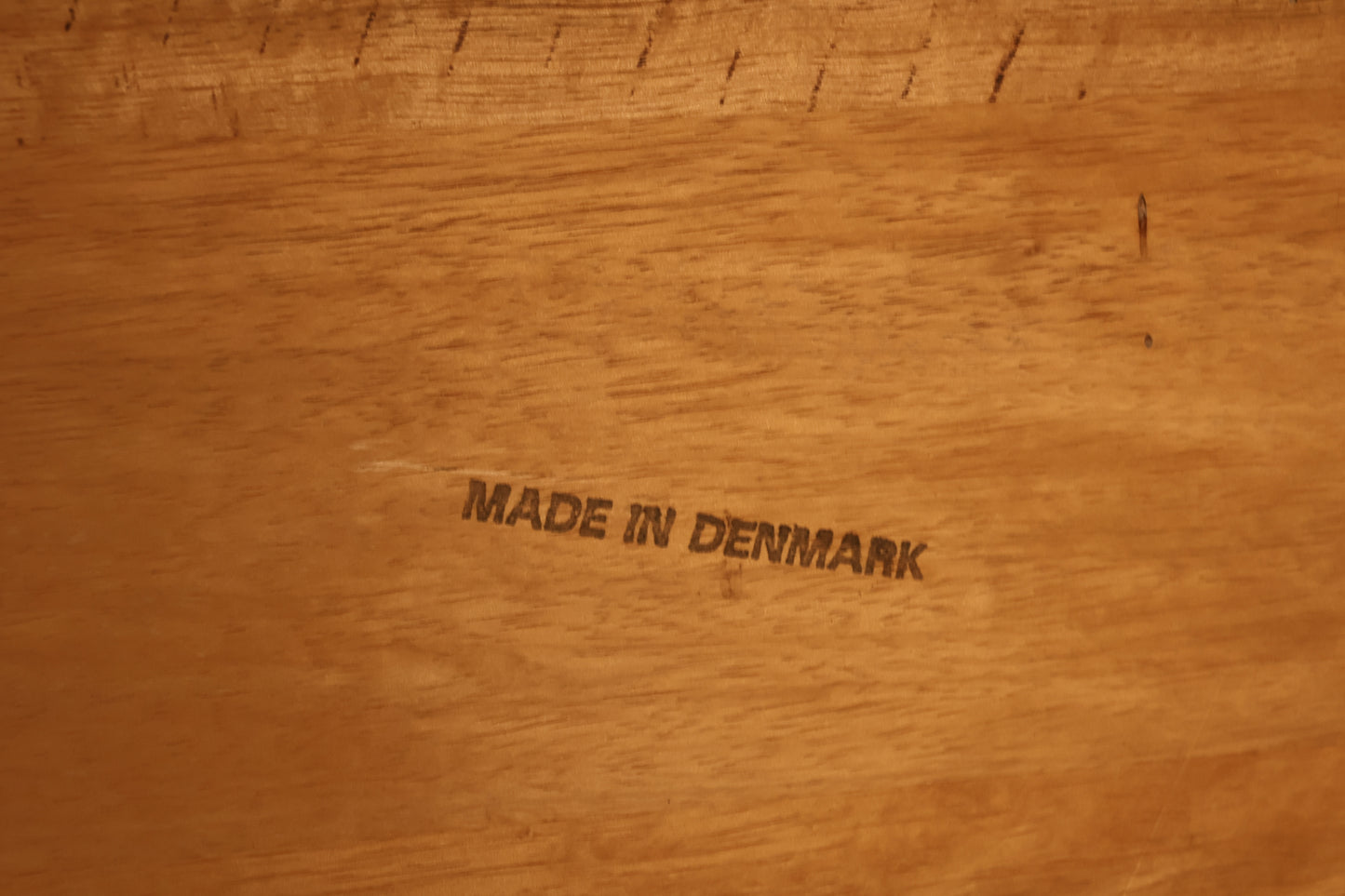 Danish Teak 3-Drawer Nightstand