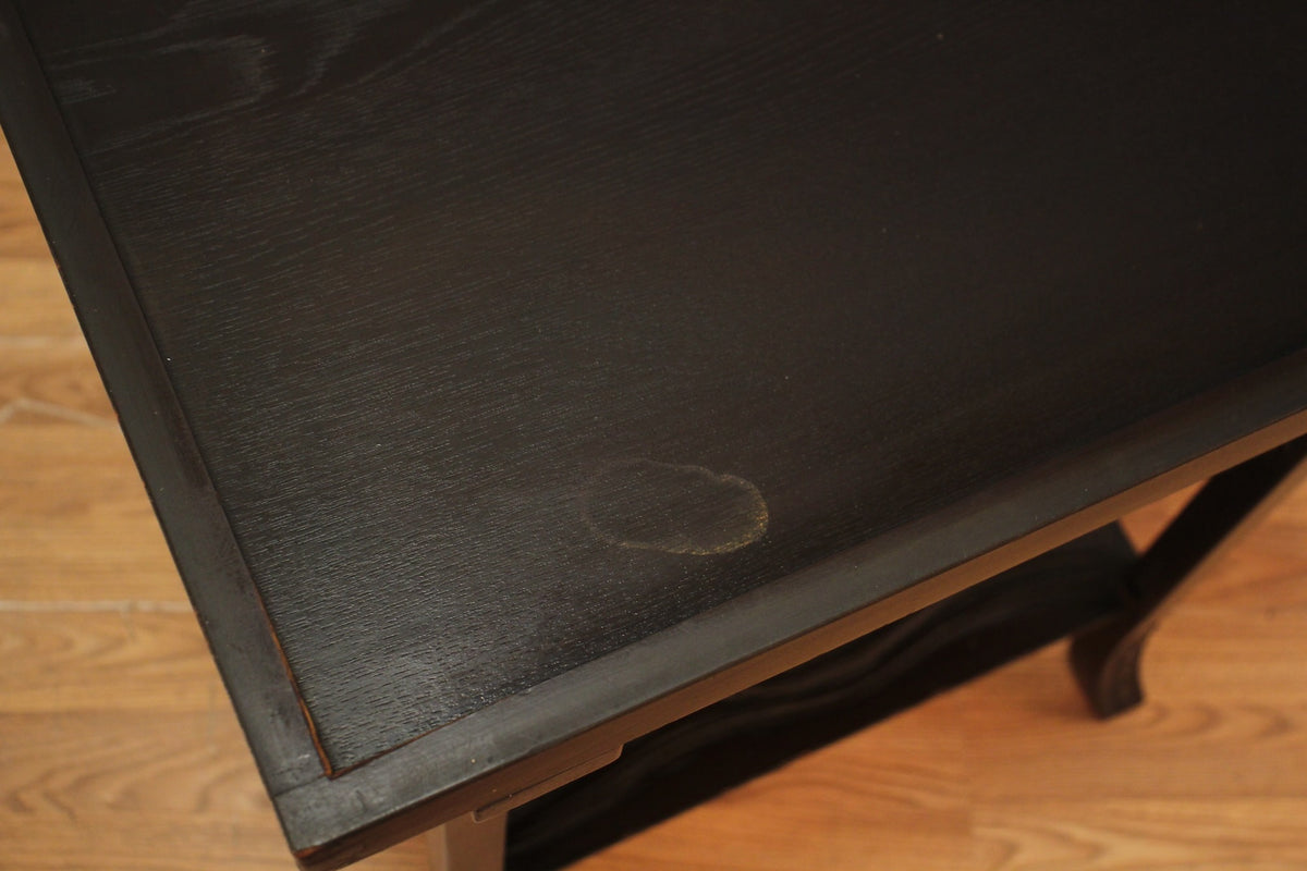 Art Nouveau Dark 3-Tier End Table