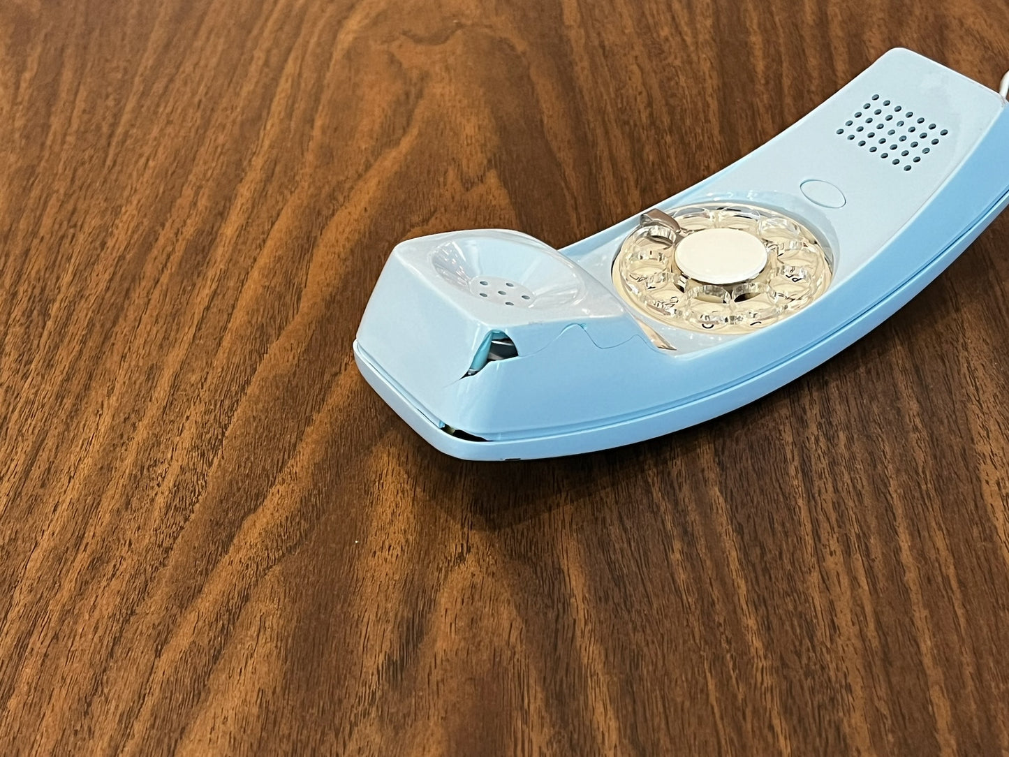 Baby Blue & Cream Rotary Phone