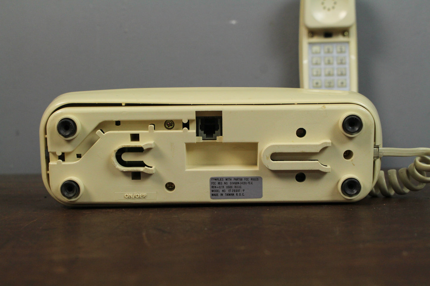 Cream Touch-Tone Telephone