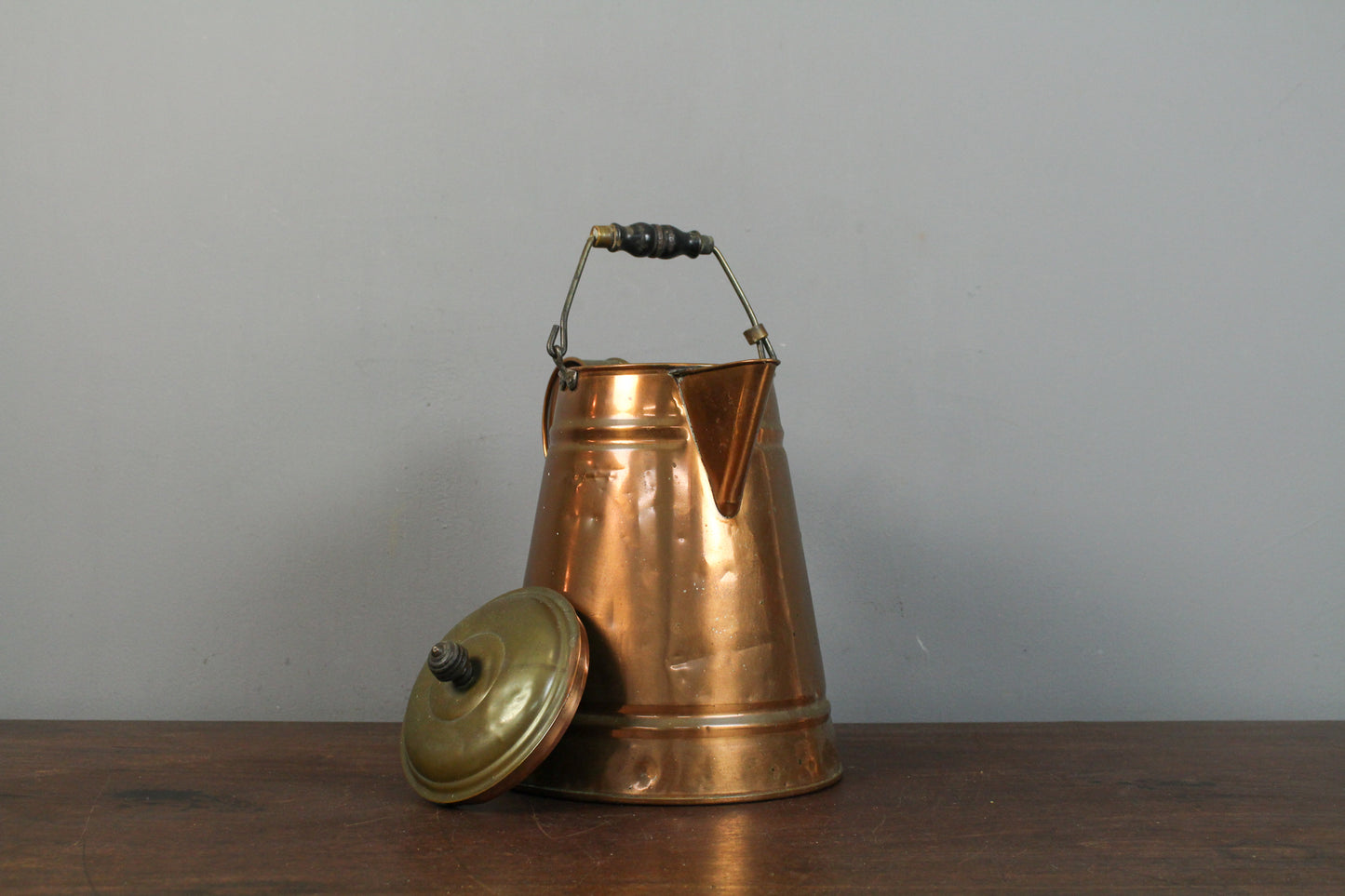 Antique Copper Coffee Pot