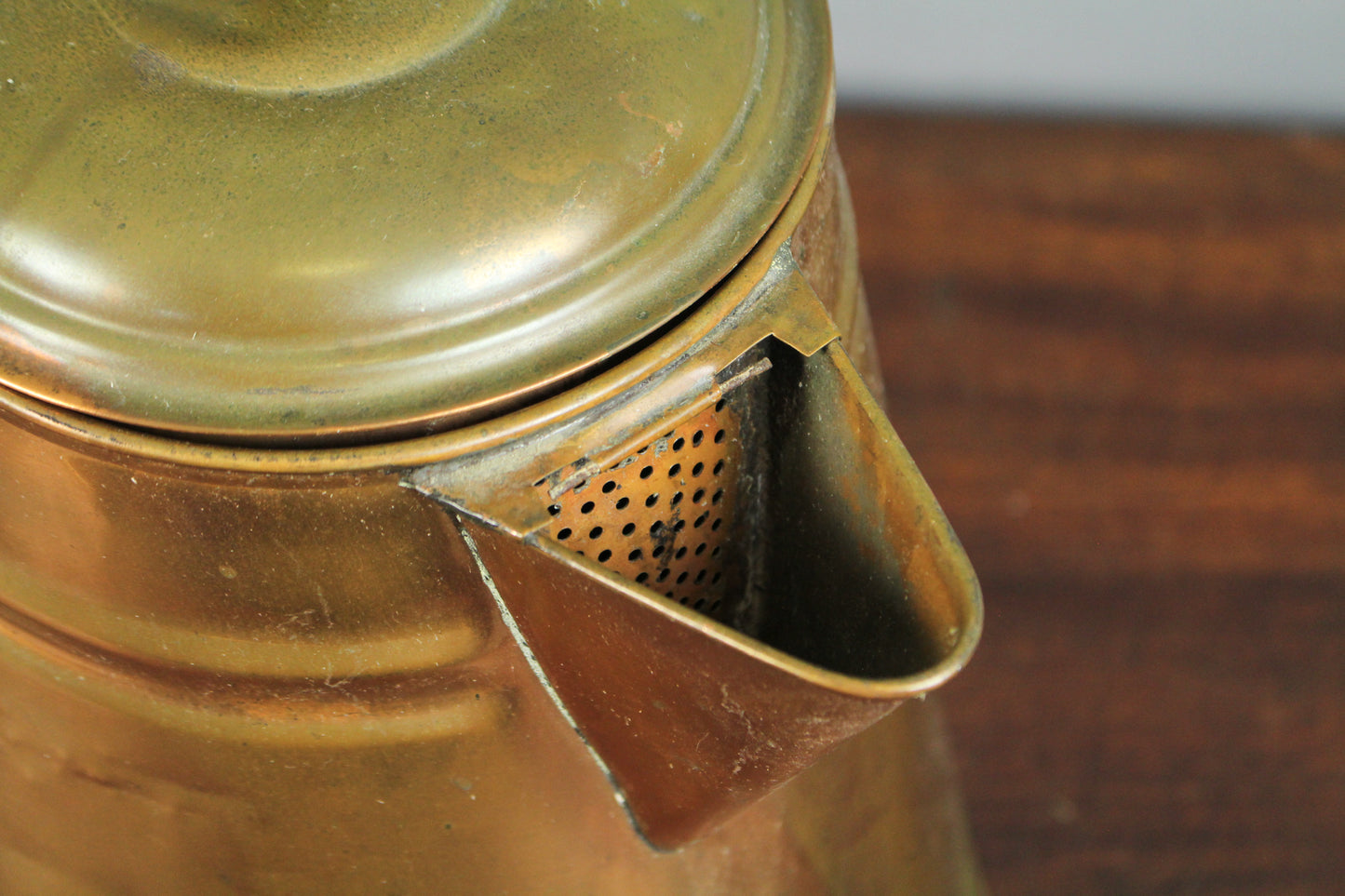 Antique Copper Coffee Pot