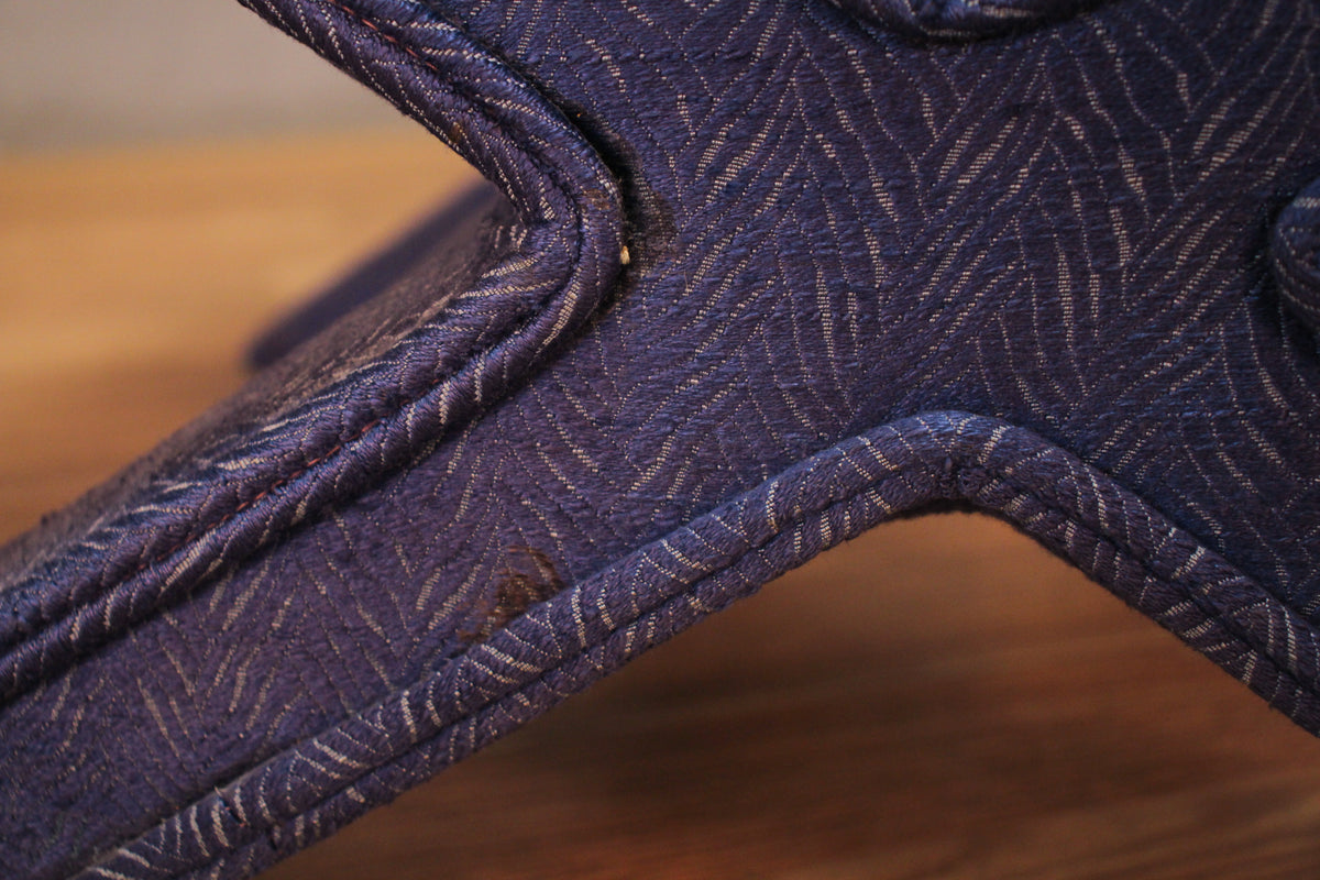 Sapphire "X" Ottoman