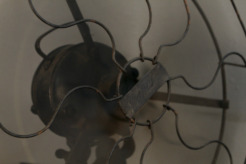 Century Black Metal Table Fan