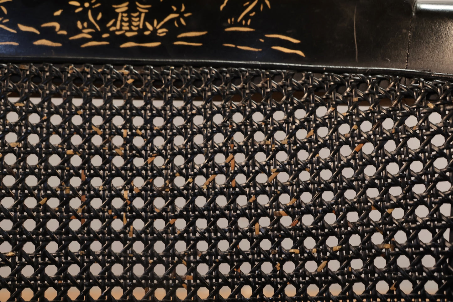 Chinoiserie Black & Aqua Armchair