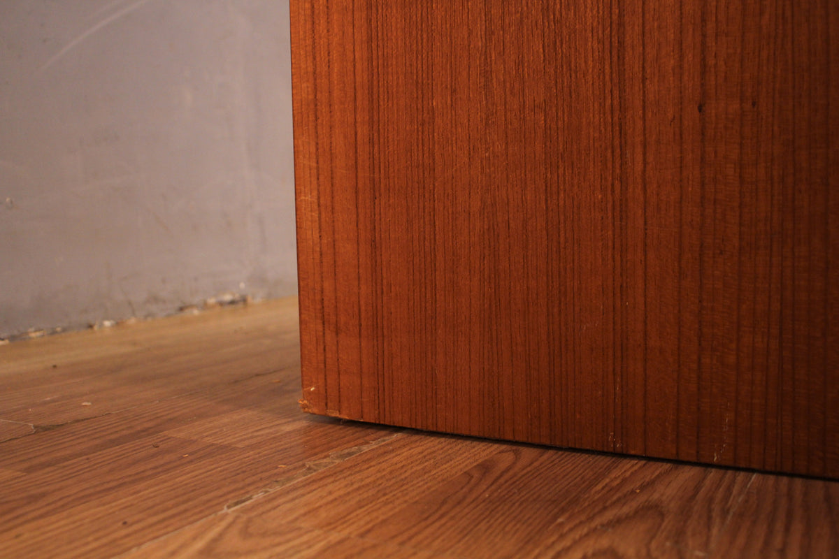 Teak 4-Drawer Secretary Desk