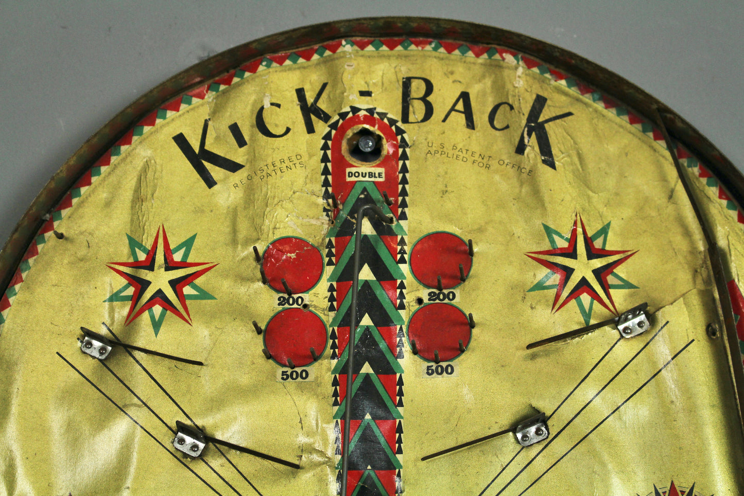 1930s "Kick-Back" Pinball Game